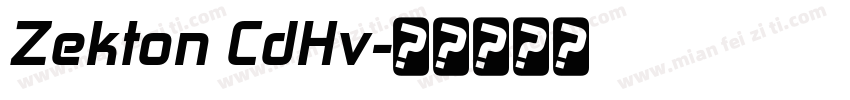 Zekton CdHv字体转换